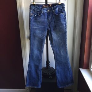 Seven7 Blue Bootcut Jeans